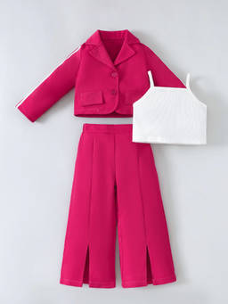 Hopscotch - Tailored Slit Pant Set