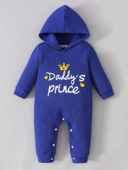 Hopscotch - Typography Hooded Romper