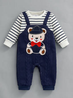 Hopscotch - Teddy Bear Embroidery Romper