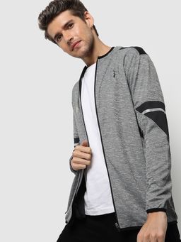 Campus Sutra - Solid Full Sleeve Stylish Sports Jacket