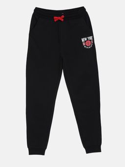 3PIN - Black Solid Joggers