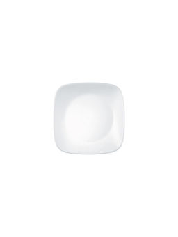 Corelle - Livingware Winter Frost White 6.5 Inch Square Round Small Plate Pack of 6
