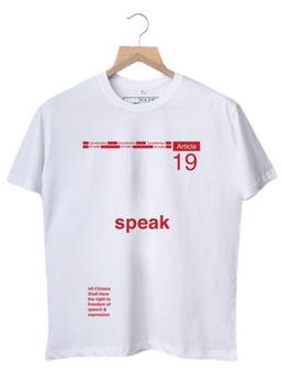 A47 - Constitution of India 'The Other Speak' T-Shirt