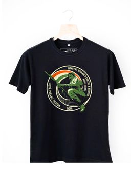 A47 - The Morbius Classic Black Infantry Logo T-Shirt
