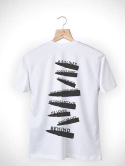 A47 - Morbius White Infantry T-Shirt with Back Print