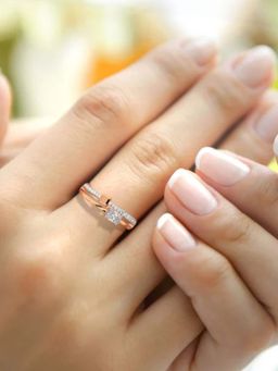 The6C - Rose Gold White Double Spark Diamond Ring (13)