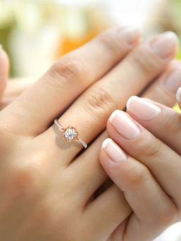 The6C - Rose Gold White Regal Majesty Solitaire Ring (13)