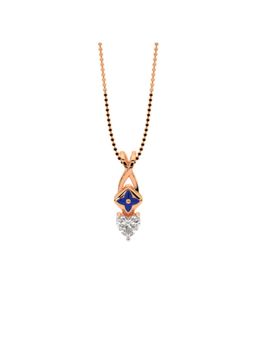 The6C - Rose Gold Multi-Color Heartlight Star Diamond Pendant