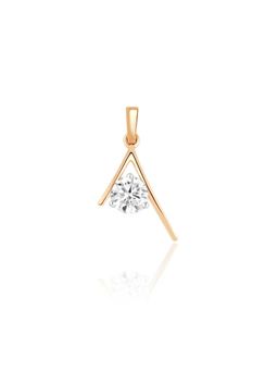 The6C - Rose Gold White Ira Lab Grown Diamond Pendant