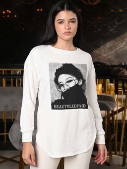 Odette - White Printed Top