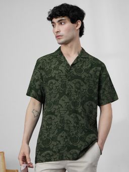 The Souled Store - Official Marvel: Hulk Smash Men Green Shirt