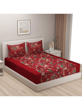 Buy Swayam 200 TC Floral Print Cotton 