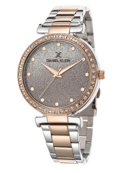 Daniel Klein - Analog Silver Dial Women's Watch-DK.1.12491-5
