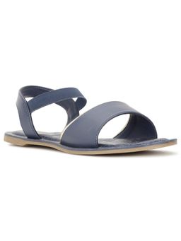 Bata - Women Slip On Navy Blue Sandals