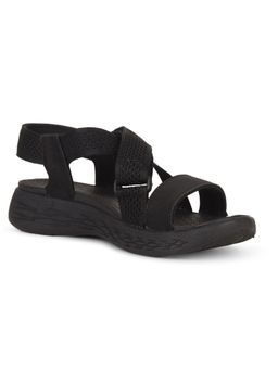 Power - Women Velcro Black Sandals