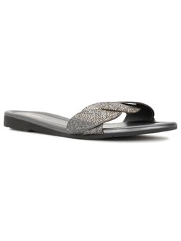 Bata - Women Slip On Silver Flats