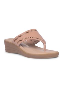 Bata Comfit - Women Slip On Nude Sandals