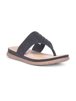Bata Comfit - Women Slip On Black Sandals