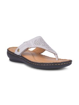 Hush Puppies - Women Slip On White Sandals