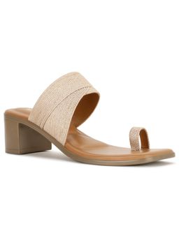Bata - Women Slip On Gold Heels