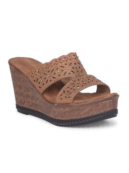 Bata - Women Slip On Brown Heels