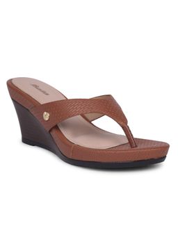 Bata - Women Slip On Brown Heels