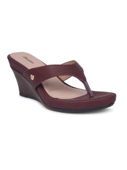 Bata - Women Slip On Brown Heels