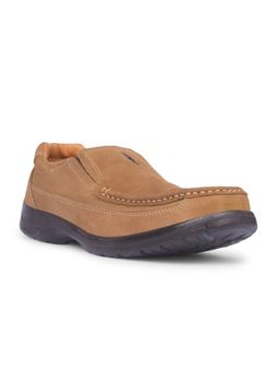 Bata - Men Slip On Tan Loafers