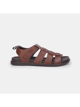 Bata - Men Velcro Brown Sandals