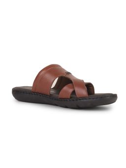 Hush Puppies - Men Slip On Tan Sandals