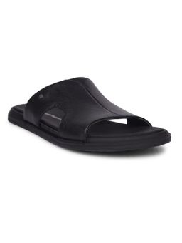 Hush Puppies - Men Slip On Black Sandals