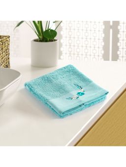 At Home by Nilkamal - Arias Hand Towel (Aqua Blue)