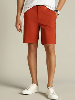 Dockers - Men Rust Ultimate Straight Fit Chino Shorts