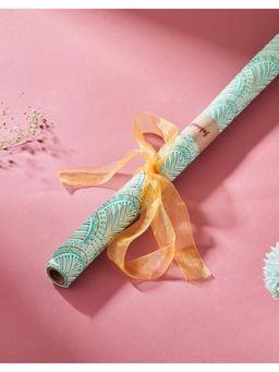 Fabindia - Turquoise Sidra Wrapping Sheet
