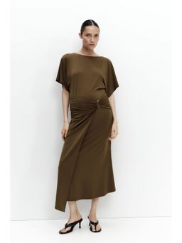 H&M - Women Green Mama Wrap-Detail Dress