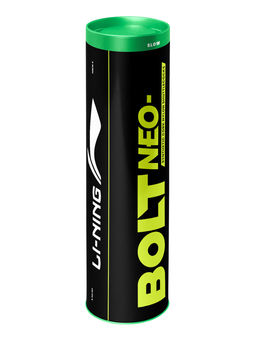 Li-Ning - Bolt Neo Nylon Badminton Shuttlecock (Pack of 5, Yellow)