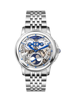 Earnshaw - Waterhouse Automatic Skeleton Moonphase Watch For Mens -ES-8245-11