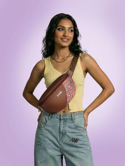 Zouk - Women Multi-Color Gwalior Weaves Freya Fanny Pack Belt Bag