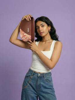 Zouk - Women Orange Nicobar Coral Freya Fanny Pack Belt Bag