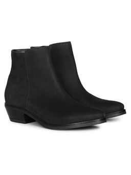 Saint G - Black Leather Ankle Casual Boots
