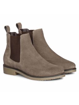 Saint G - Brown Suede Leather Ankle Chelsea Boots
