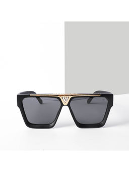 Voyage - Exclusive Wayfarer Polarized Black Lens & Shine Frame Sunglasses - PMG5407 (61)