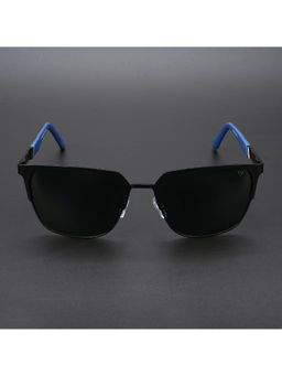 Voyage - Square Polarized Green Lens & Black Frame Sunglasses - PMG5609 (58)