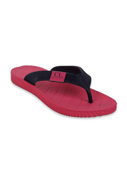 Carlton London - Solid Fuchsia Flip Flops