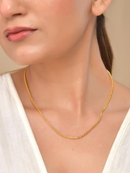 VOJ - Gold Plated Women Stainless Steel Classic Necklace