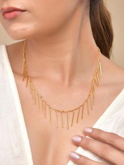 VOJ - Women Gold-Plated Statement Necklace