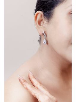 ZISTHI - 925 Sterling Silver Drops and Danglers Silver Earrings