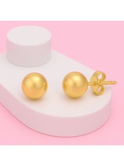 ZISTHI - 925 Sterling Silver Studs Gold Earrings