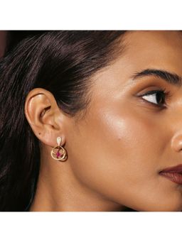 ZISTHI - 925 Sterling Silver Drops and Danglers Gold Earrings