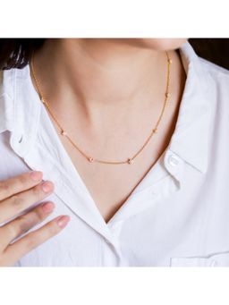 ZISTHI - 925 Sterling Silver Gold Necklace